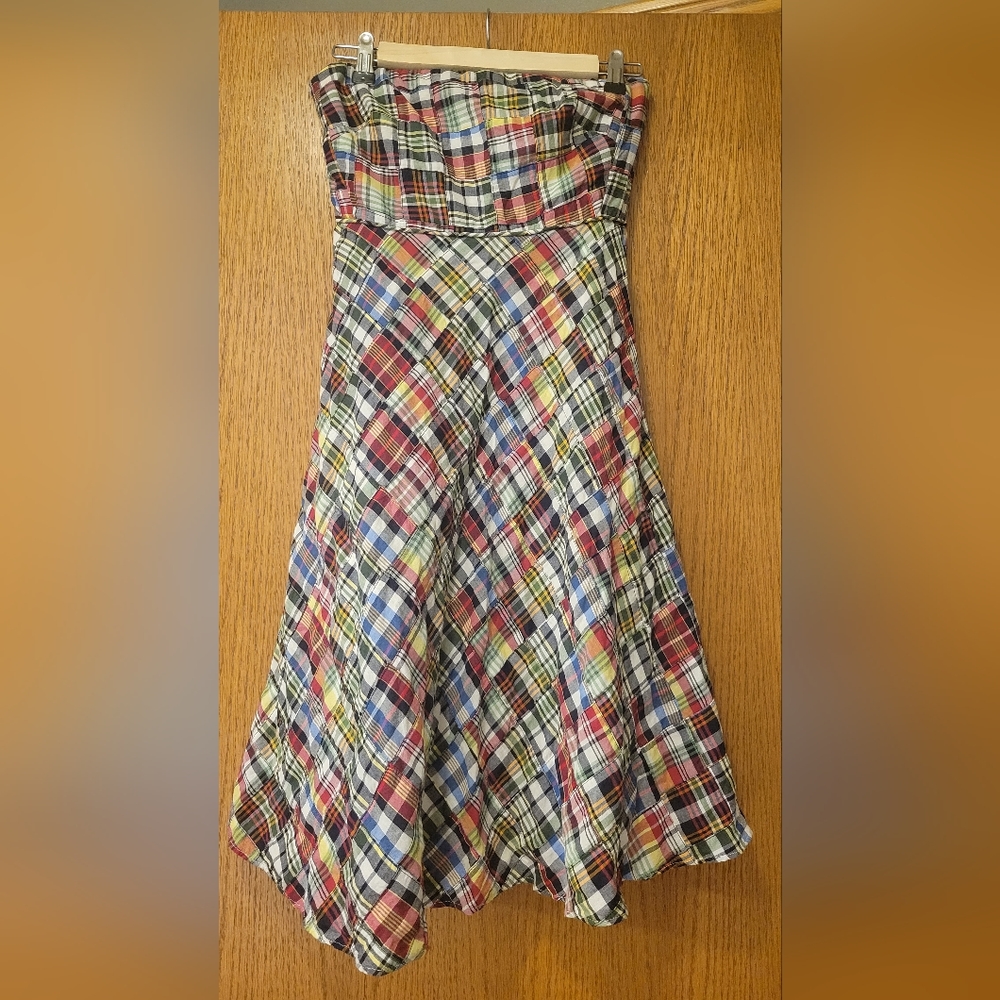 Women's strapless sun dress Small